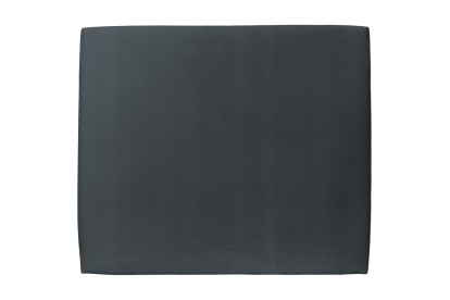 Tête de lit 135 cm Tapissée - Tissu Velours Gris Anthracite