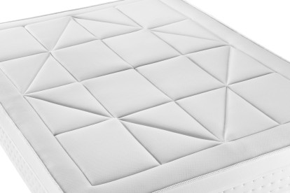 Matelas 160x200 cm Ressorts ensachés et Mémoire de forme - Vingt-Huit