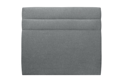 Tête de lit 180 cm Lignes - Tissu Toile Natté Gris Anthracite