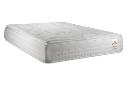 Pack lit complet 140x190 cm - Matelas + Sommier Gris + 2 oreillers + Couette - Vingt-Huit PLUS