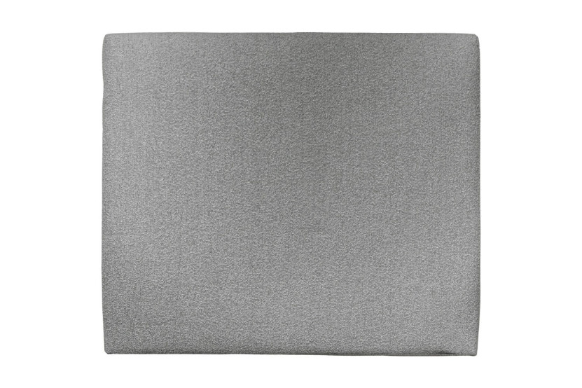 Tête de lit 140 cm Tapissée - Tissu Bouclette Gris