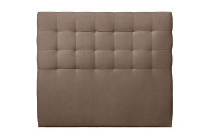 Tête de lit 180 cm Capitonnée - Tissu Velours Taupe