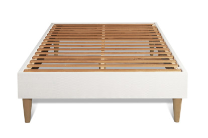 Ensemble Matelas Sommier 90x200 cm - Sommier Blanc (en kit) - Trente PLUS