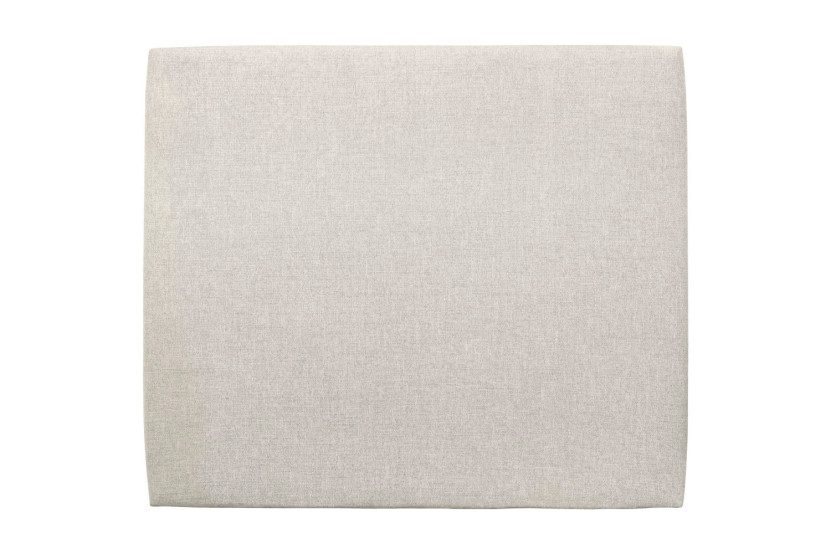 Tête de lit 150 cm Tapissée - Tissu Toile Natté Beige Clair