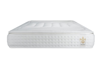 Pack lit complet 160x200 cm - Matelas + Sommier Blanc + 2 oreillers + Couette - Vingt-Quatre PLUS