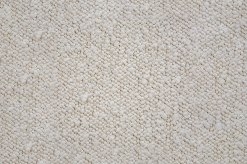 Tête de lit 150 cm Tapissée - Tissu Bouclette Beige Clair