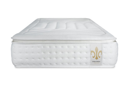 Ensemble Matelas Sommier 90x190 cm - Sommier Blanc (en kit) - Vingt-Quatre PLUS