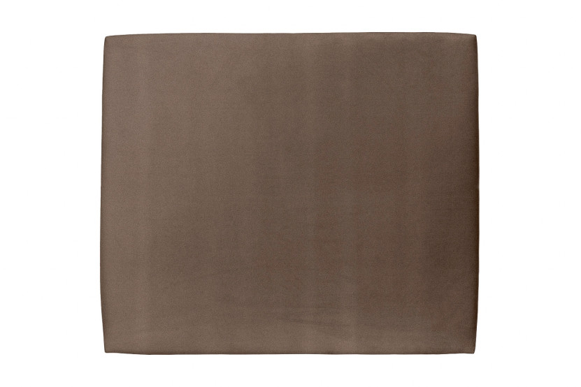 Tête de lit 135 cm Tapissée - Tissu Velours Taupe
