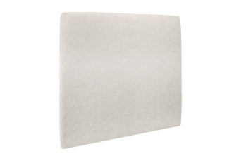 Tête de lit 150 cm Tapissée - Tissu Toile Natté Beige Clair