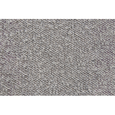 Tête de lit 140 cm Lignes - Tissu Bouclette Gris