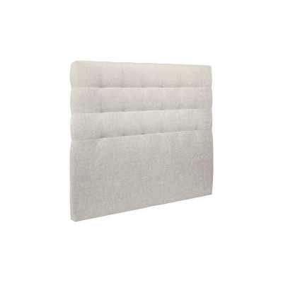 Tête de lit 160 cm Capitonnée - Tissu Toile Natté Beige Clair
