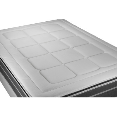Matelas 90x200 cm Ressorts ensachés et Mémoire de forme - Trente PLUS