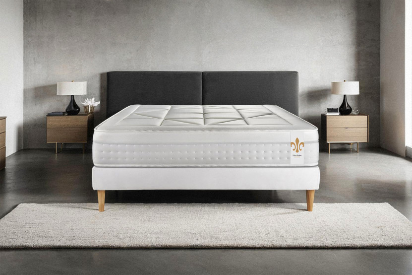 Matelas 140x200 cm Ressorts ensachés et Mémoire de forme - Vingt-Huit
