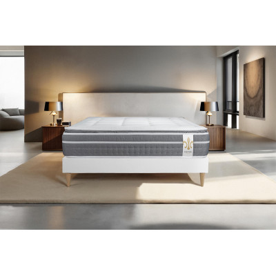 Matelas 180x200 cm Ressorts ensachés et Mémoire de forme - Trente PLUS