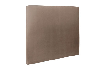 Tête de lit 180 cm Tapissée - Tissu Velours Taupe