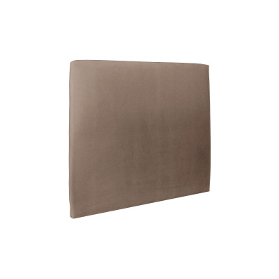 Tête de lit 160 cm Tapissée - Tissu Velours Taupe