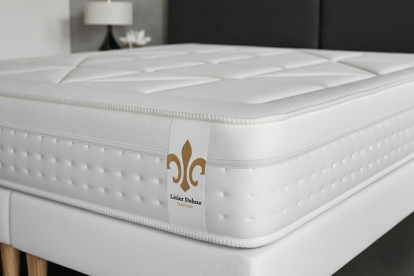 Ensemble Matelas Sommier 200x200 cm - 2 Sommiers Blanc - Vingt-Huit