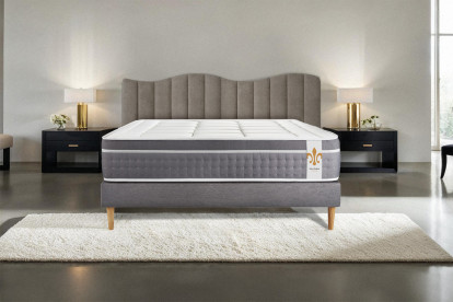 Matelas 90x190 cm Ressorts ensachés et Mémoire de forme - Trente