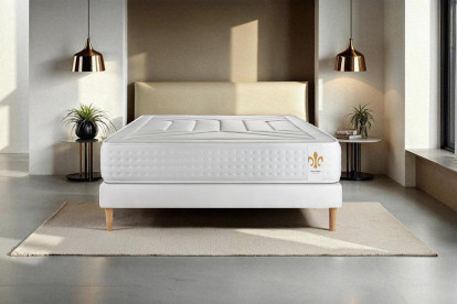 Matelas 90x200 cm Ressorts ensachés et Mémoire de forme - Vingt-Quatre