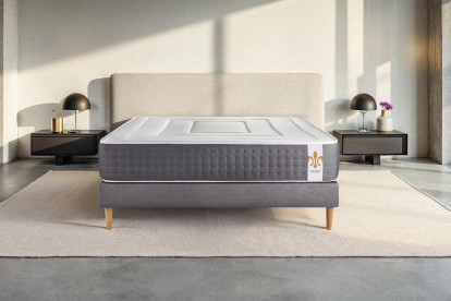 Matelas 90x200 cm Ressorts ensachés et Mémoire de forme - Vingt-Six