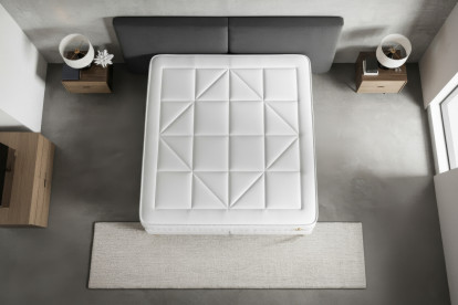 Matelas 90x190 cm Ressorts ensachés et Mémoire de forme - Vingt-Huit